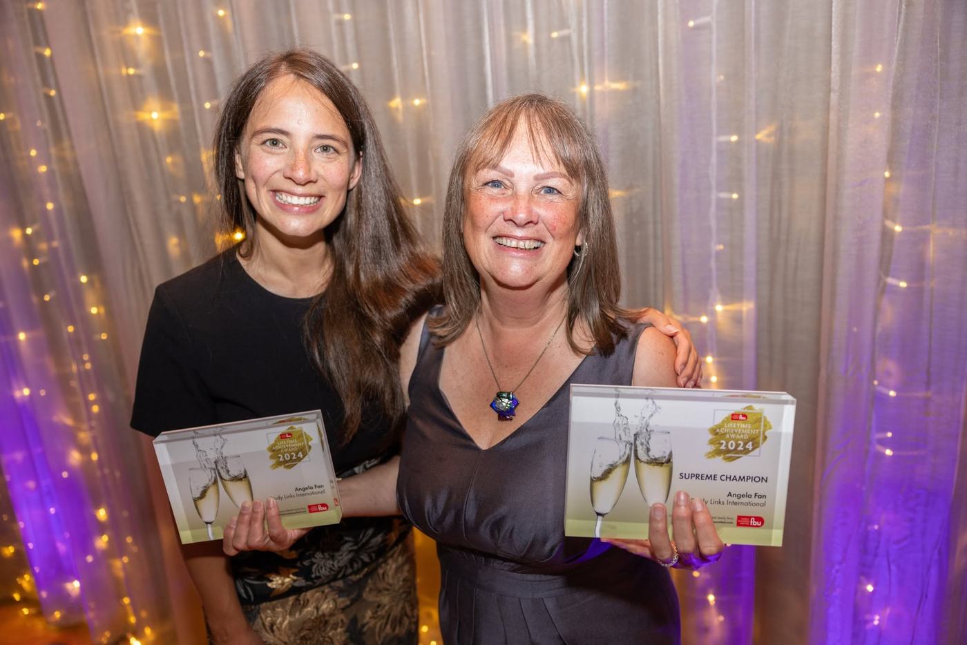 Angela Fan with the Supreme Champion 2024 award