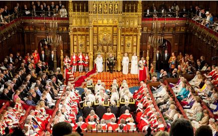 House of Lords with Queen